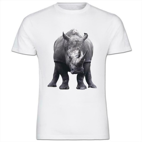 Rhino with huge - with, horn