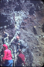 Red Border 1940s Mountain