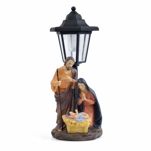 Solar light with nativity - light,