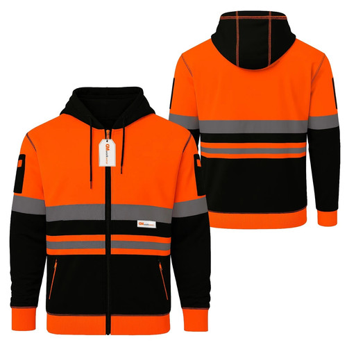 Workwear vis hoodie mens - workwear, hi
