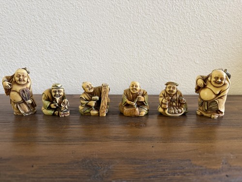 Vintage 6pc japanese faux - vintage,