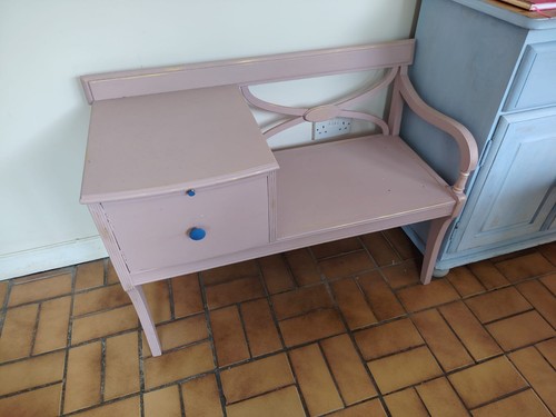 Shabby chic telephone - shabby,