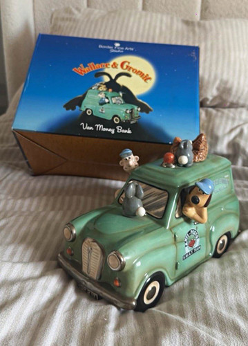 Wallace gromit ceramic van - ceramic,