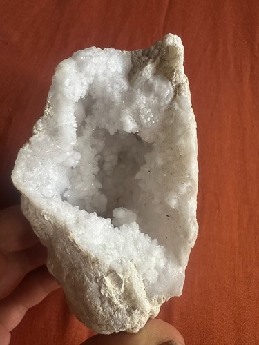 Natural quartz geode healing