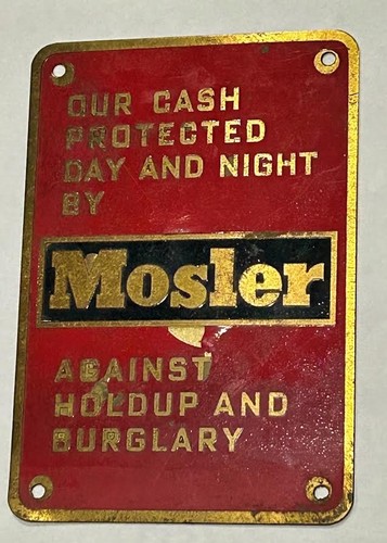 Vintage brass enamel mosler - vintage, &