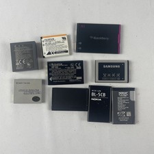 Joblot Used Mobile Phone Battery Bundle for Samsung/Fujifilm/Nokia/Blackberry