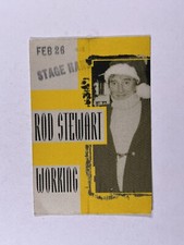 Rod Stewart Backstage Pass