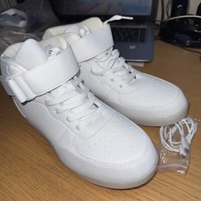 Unisex Light Up Shoes LED White 