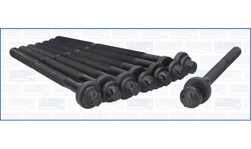 One cylinder head bolt set - one,