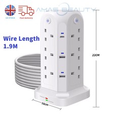 Tower Extension Lead 12 Socket