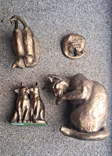 Frith sculpture marmaduke cat - frith,