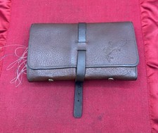 Early Old Vintage Common Sense Leather Fly Fishing Wallet w/ Flies