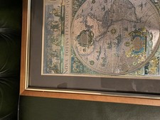Blaeu Vintage Wall Map Framed Nova Totius Terrarium