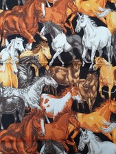 Horse fabric UK End of Roll