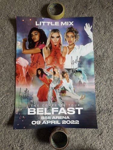 Signed little mix - mix, confetti