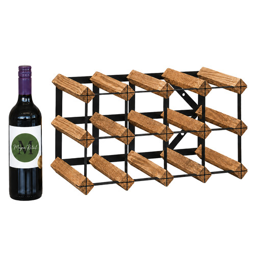 Wine rack holds bottles - wine, 10-12