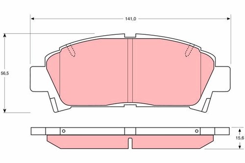 Front trw gdb1145 brake - front,