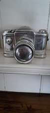 Silver Vintage Ceramic Pop Art Camera Photography Money Box  Piggy Bank