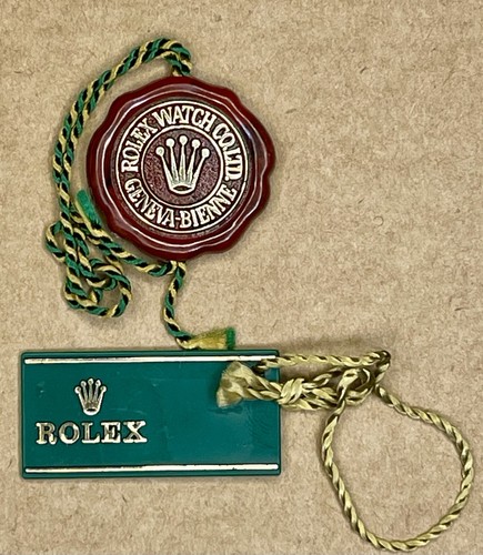 Rolex green swing tag - rolex, red