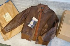 Eastman JACKET Flying Type A-2 Werber Leather Coat Co. Contract 1729 Horsehide