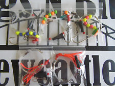 Sea fishing Boat Rigs x 5 Sliding rigs, Ledgers Uptide 6/0 Rigs N Bits Newcastle