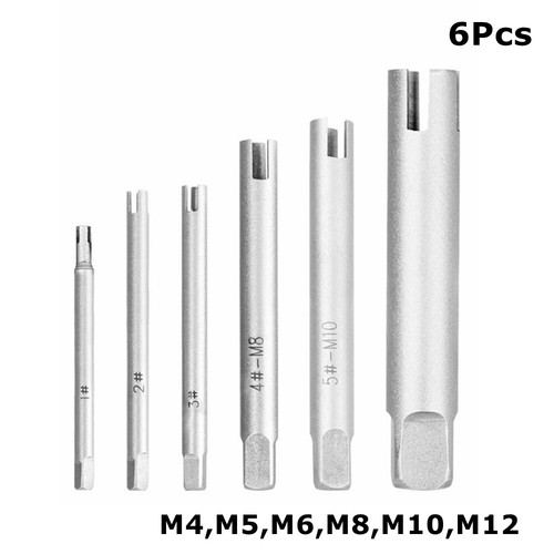 6pcs stud extractor broken - stud,