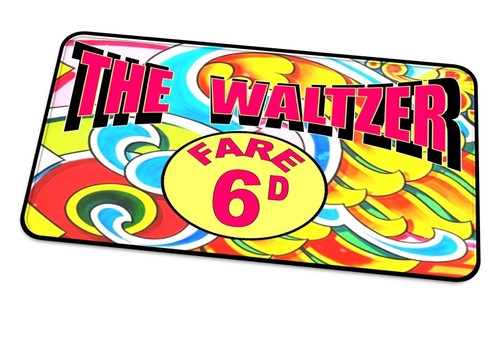Waltzer fairground sign - waltzer,