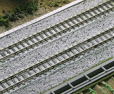 Kato unitrack ballast - ballast, n