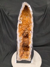 Tall Citrine Geode 546 Crystal