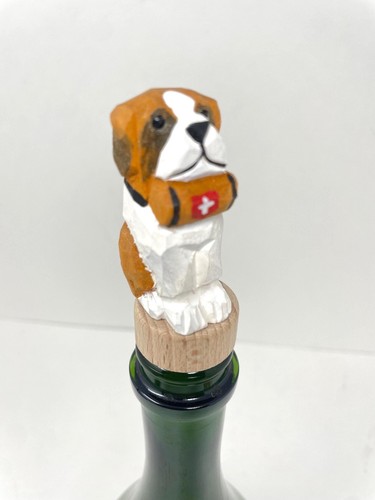 Hand carved wooden bernard - hand-carved,