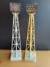 Subbuteo Football Pitch Floodlights, Felt Pitch and Goals bundle