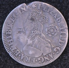 Elizabeth 1st Sixpence 1562