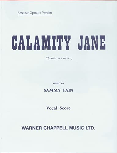 Calamity jane by - (vocal, score)