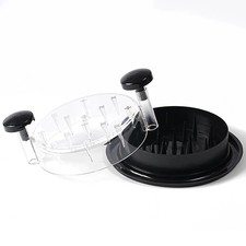 Large Chicken Shredder Tool Non-Slip Twist Meat Shredding Grinder Handles Black