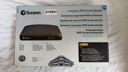 Swann nvr 8780 channel - 8, 4k