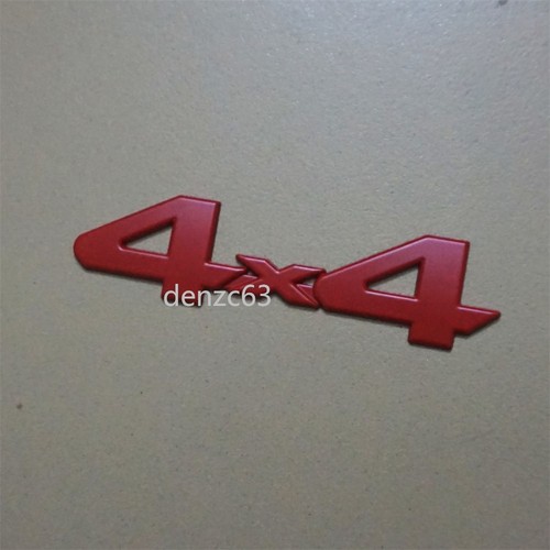 Matte big red 4x4 metal - 1x,
