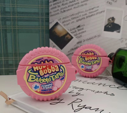 Pink bubblegum airpod case - bubblegum,