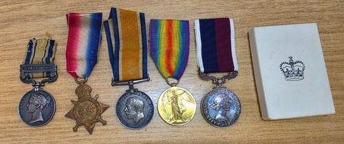 Family group medals - family, zulu