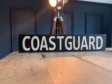 Coastguard sign vintage - sign, style