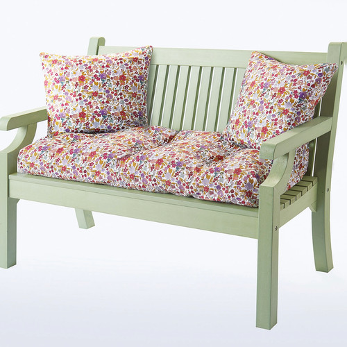 Wildflower meadow garden bench - garden,