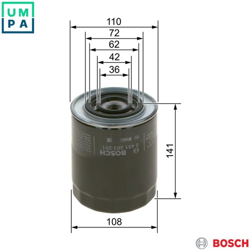 Oil filter 451 203 201 - oil,