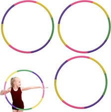 3-Pcs Adjustable Hula Hoop Set