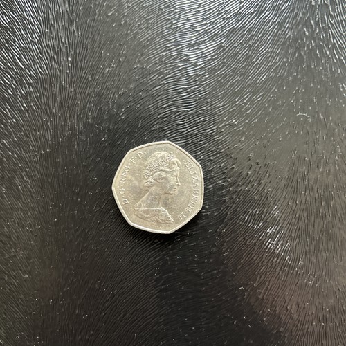 1973 pence coin - pence, old