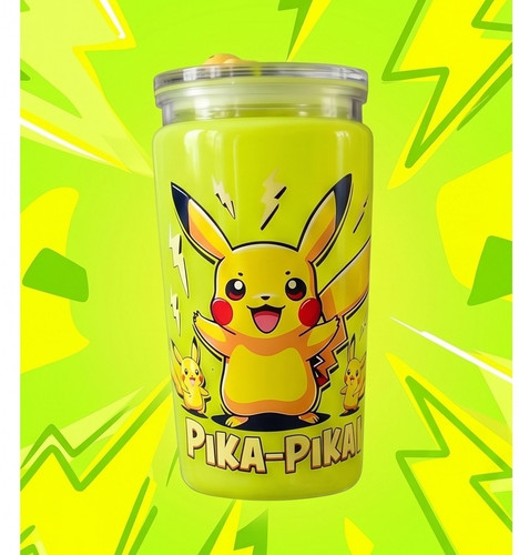 Pikachu yellow snowglobe - yellow,