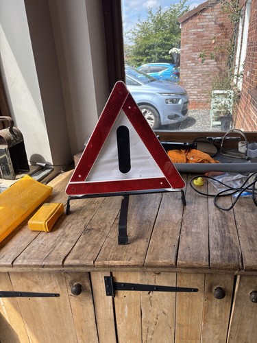 Warning triangle heavy duty - warning,