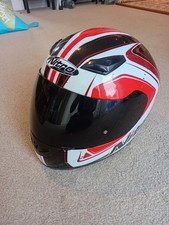 Nitro Racing Biker Helmet FF-992 Size M Motorcycle Helmet Black Red White