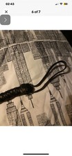 Swaine and Co Victorian Edwardian Hunting Whip Leather Silver Collard bespoke 