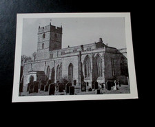 Church Exterior View Gravestones Graveyard Location Unknown Picture Postcard