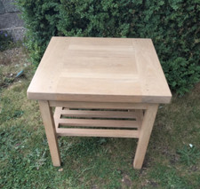 Quality limed oak coffee side
