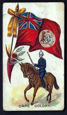 ANONYMOUS (TOBACCO, PLAIN) - FLAGS & FLAGS WITH SOLDIERS (DRAPED) - CAPE COLONY
